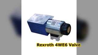 วาล์วไฮดรอลิก Rexroth 4WE6: กำลังและความแม่นยำ
