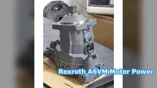 กำลังและประสิทธิภาพของมอเตอร์ไฮดรอลิก Rexroth A6VM